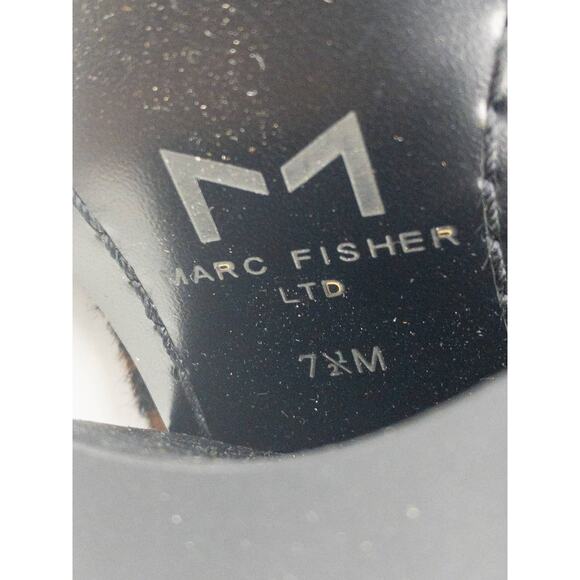 MARC FISHER  Dalaran  Leopard Calf Hair Pointed Toe Ankle Booties 7.5 Women's - Picture 9 of 13